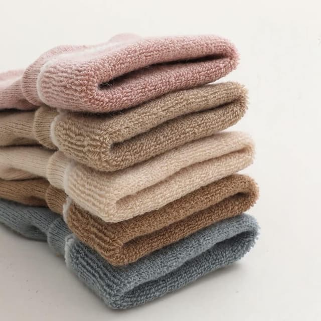 Thumbnail 6 de FedMois 5 Pairs Baby & Kids Cozy Warm Winter Socks with Anti-slip Grips