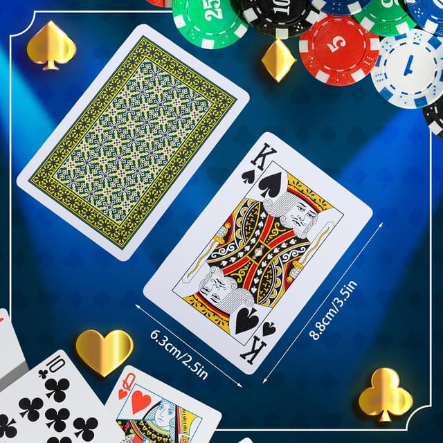 Detalle 2 de Two Decks Poker Cards PVC Waterproof, 88×63mm