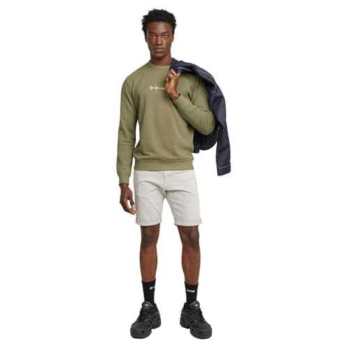 Detalle 2 de G-Star Hombre Sudadera G-Script Logo Verde 🟢