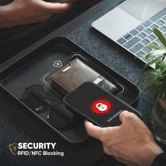 Detalle 2 de VULKIT Pop Up credit card holder, 12 cards