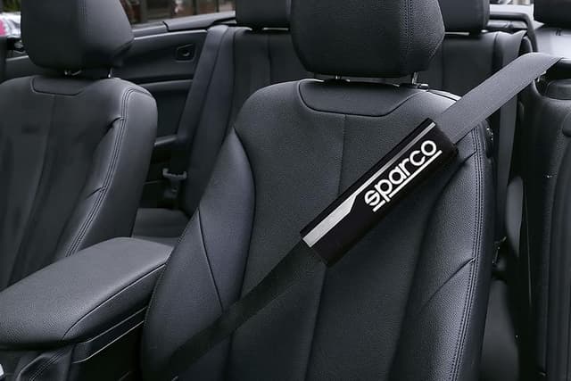 Thumbnail 4 de Sparco juego 2 almohadillas cinturón negra para bebé, 2 unidades