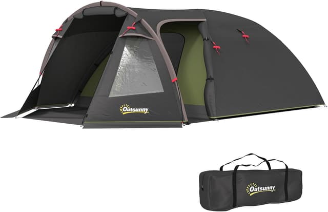 Imagen de Outsunny Tente de Camping familiale 2-4 Personnes en OfertitasTOP