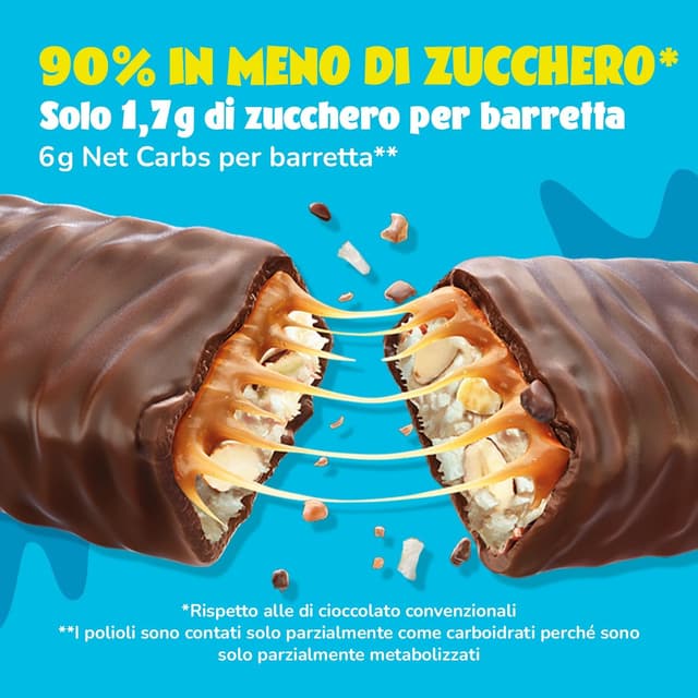 Detalle de ahead Barrette chetogenica low carb 5g