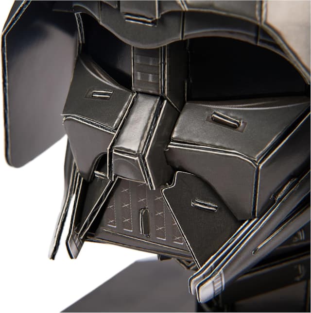 Detalle de 4D Build SW Darth Vader Helmet – kit di modellismo in cartoncino con colla e supporto