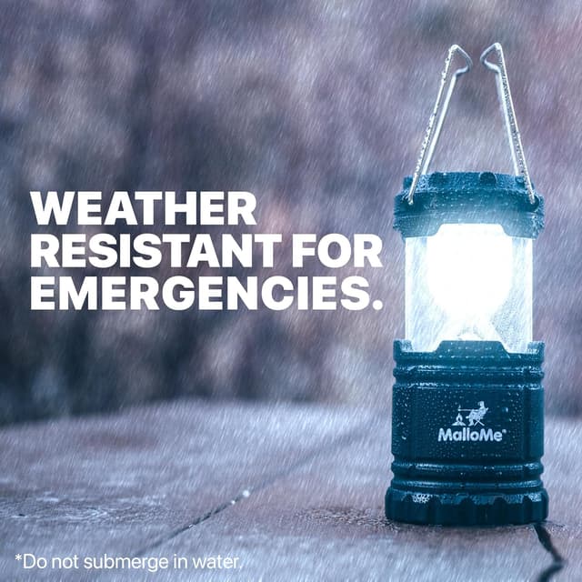 Detalle 2 de MalloMe Camping Lantern 4-Pack Multicolor 🔦