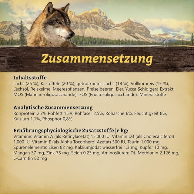 Detalle de Wolfsblut Alaska Saumon 2 kg : une alimentation à base de saumon pour chiens exigeants