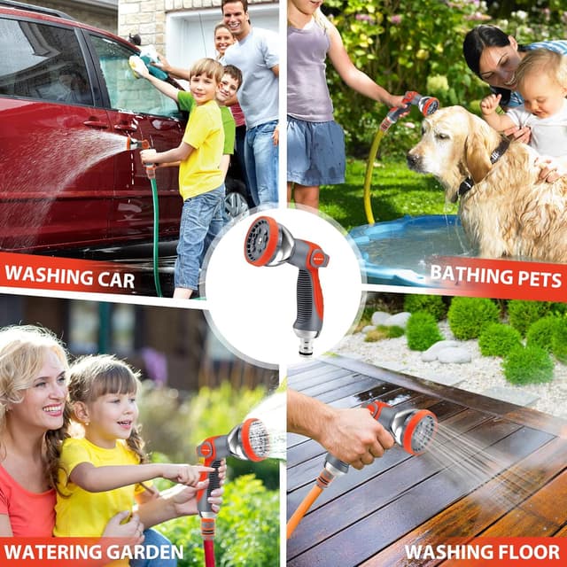 Thumbnail 6 de BIBURY Upgraded Garden Hose Spray Gun Set