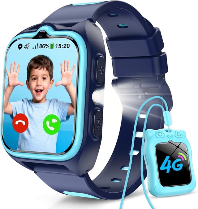 Detalle de Baolubao 4G Smartwatch Bambini da 1,75" con GPS, videochiamate e pulsante SOS