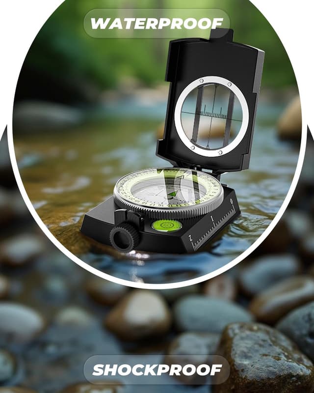 Detalle 1 de Sportneer Compasso militare da marcia 2 regole