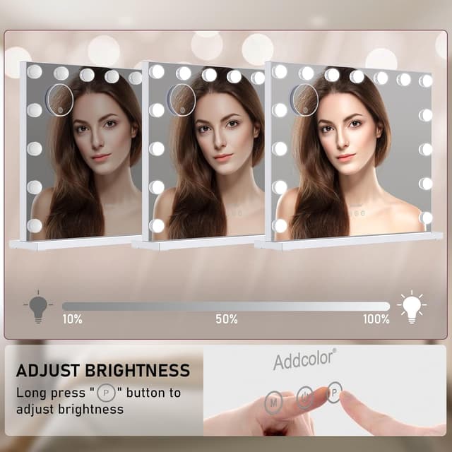 Thumbnail 1 de ADDCOLOR Hollywood Espejo Maquillaje con Luz y USB