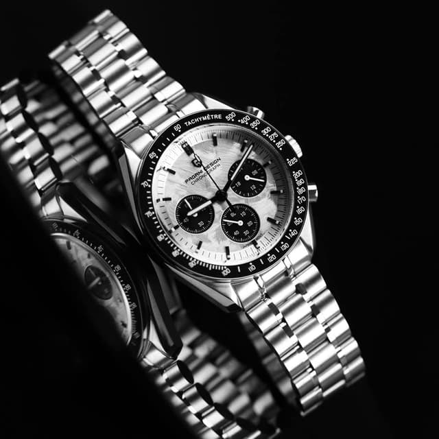 Detalle de Pagani Design 1701 : montre à quartz chronographe homme étanche 100 m, verre saphir