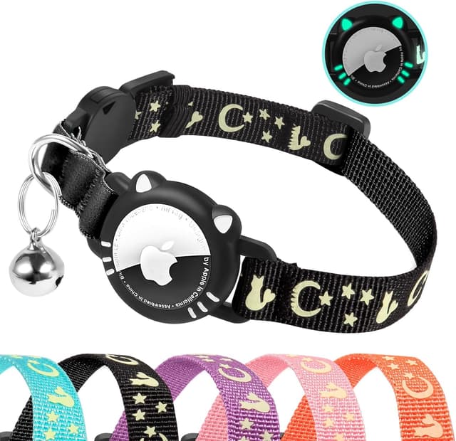 Detalle de Ytanest Reflective AirTag Cat Collar 7–9 in 🐱