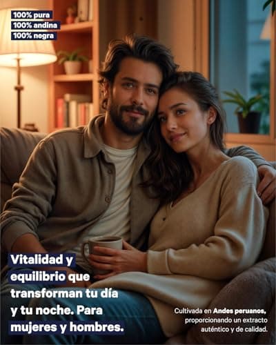 Detalle de Maca Negra Peruana 100% Pura 32.000mg Ultraconcentrada Andina de NUTRIBRAIN