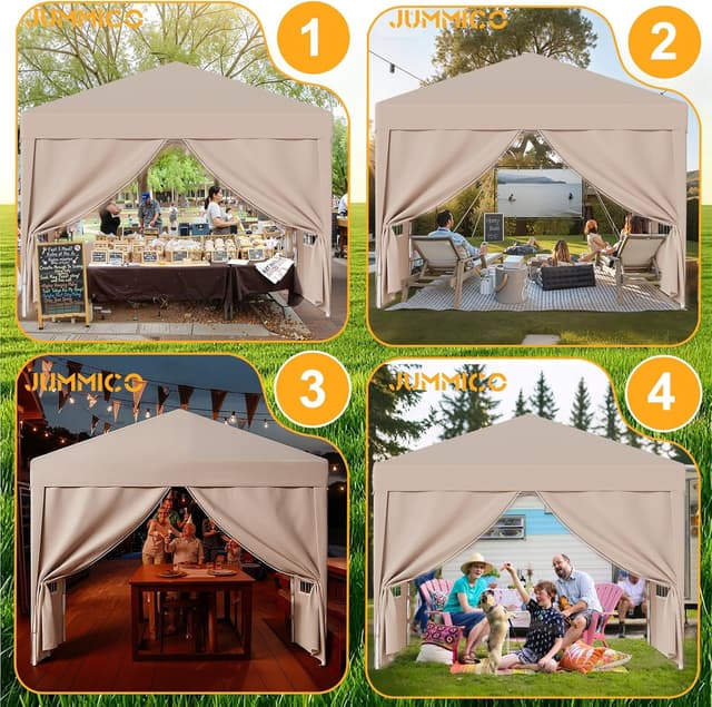 Thumbnail 6 de JUMMICO Tensione Pieghevole 3x3m Altezza Regolabile