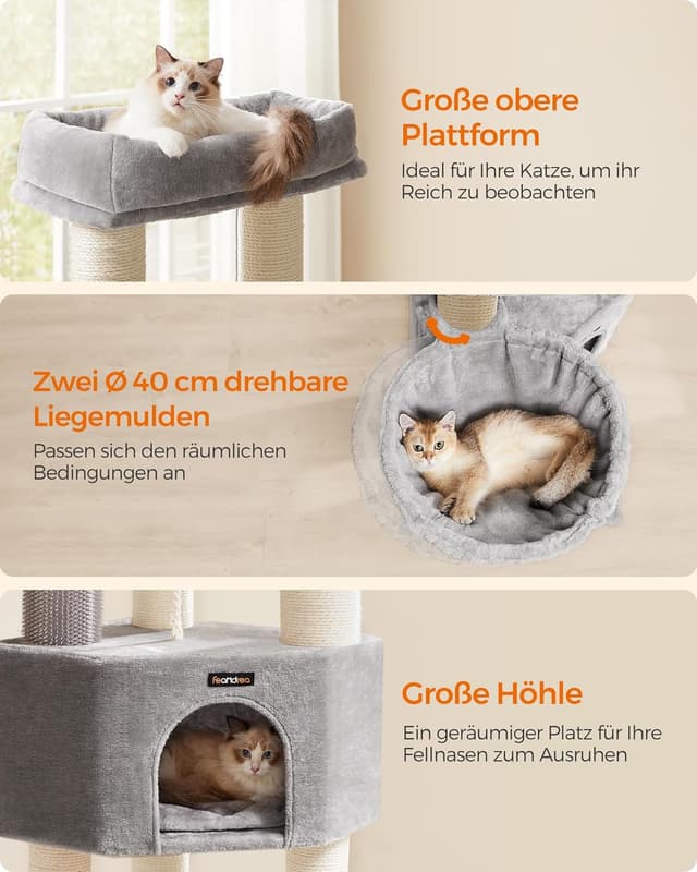 Detalle de Feandrea Kratzbaum 160 cm 🐱