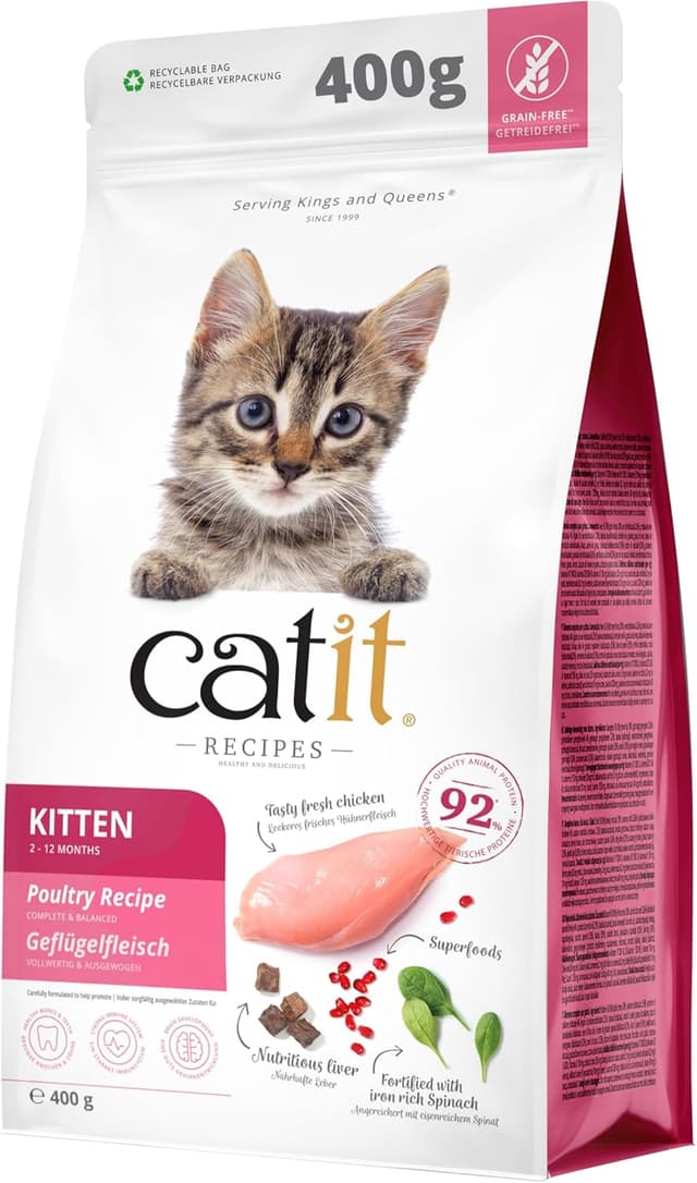 Imagen de Catit Recipes Kitten 400g 🐱 en OfertitasTOP