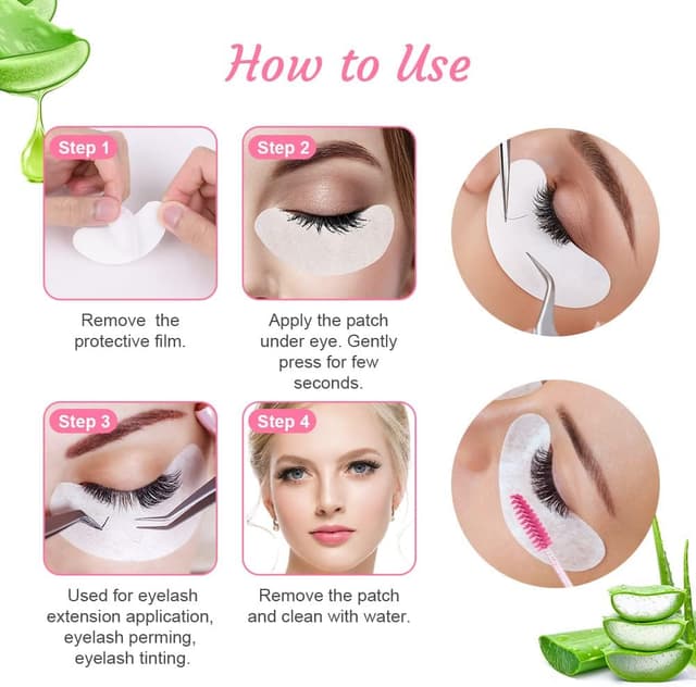Thumbnail 4 de URAQT Patchs 50pcs pour extensions de cils 🧴