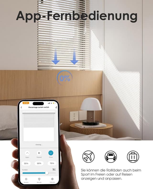 Thumbnail 3 de Allevoi Wlan Rolladenschalter 80 x 80 mm