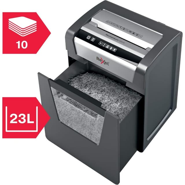 Detalle 2 de Rexel Momentum M510 destructora P5 23 l 🗑