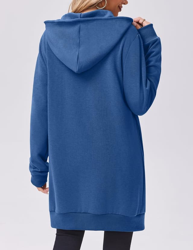 Thumbnail 5 de Zeagoo Women's Zip Up Hoodies Long Tunic Sweatshirt