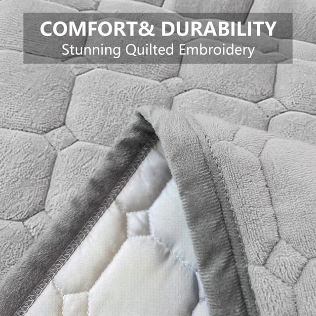 Thumbnail 3 de OKYUK Parure velours 230 x 250 cm