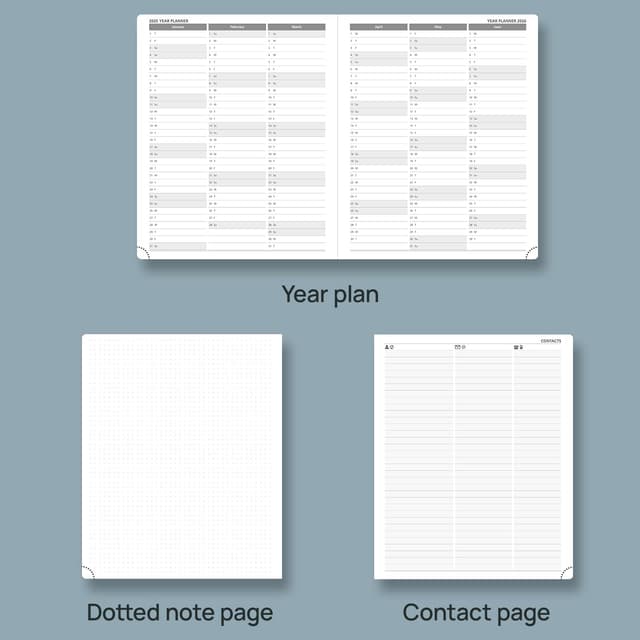 Thumbnail 4 de POPRUN Diary 2026 Week to View 26.5x21.5