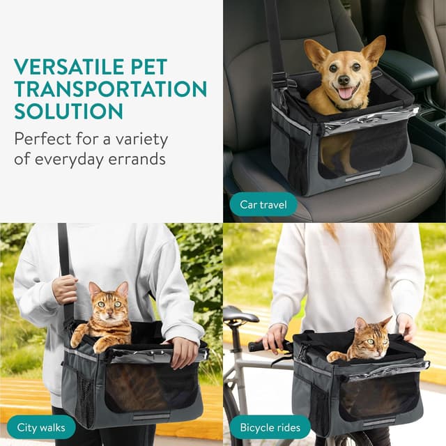 Detalle 1 de Navaris Pet Carrier for Bikes 10kg