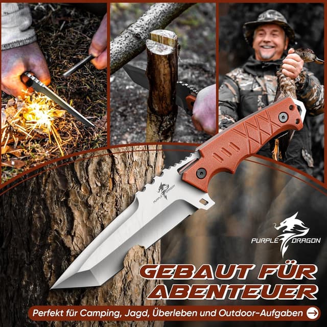 Thumbnail 2 de Purple Dragon couteau plein air đȘ