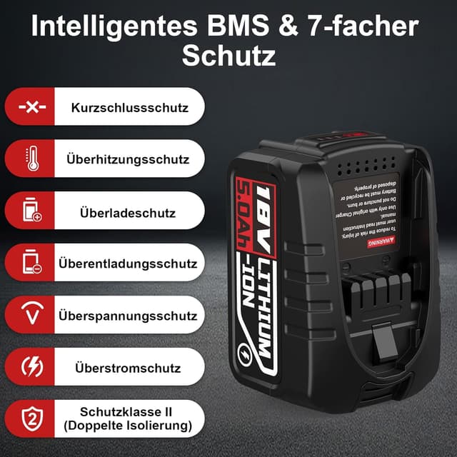 Thumbnail 2 de Ersatz Akku 5,0 Ah für Bosch