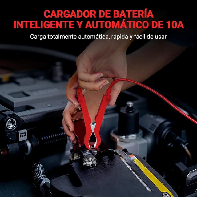 Detalle de YDBAO Cargador baterías 12V 10A