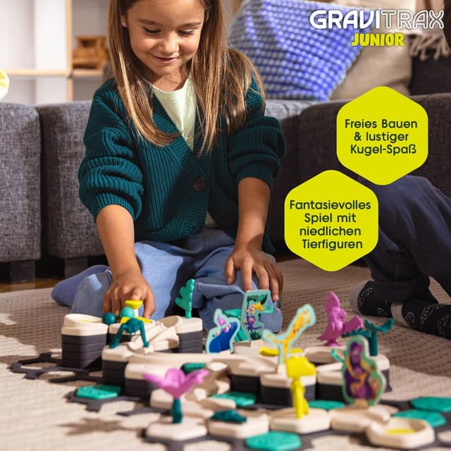 Detalle 2 de Ravensburger GraviTrax Junior Element Trap – Erweiterbares Kugelbahnsystem für Kinder ab 3 Jahren