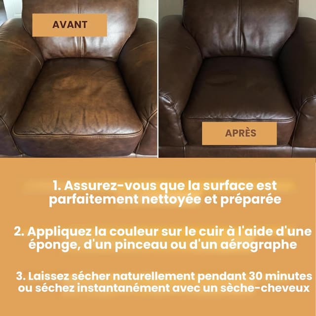 Thumbnail 5 de Furniture Clinic Gris Clair 50ml Peinture cuir