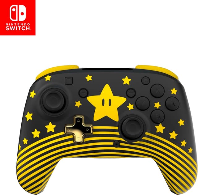 Detalle de Turtle Beach Rematch Super Mario Star Controller wireless per Nintendo Switch