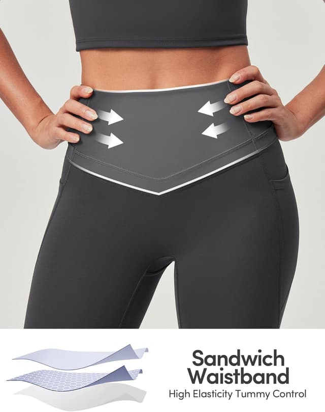 Detalle 2 de IUGA Compression Leggings 5.9" High Waist 🧘♀