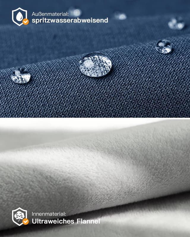 Detalle de Inateck 360° Rundumschutz Laptoptasche für MacBook Air 13 & MacBook Pro 13 (kompatibel, 32,5 x 23,5 x 3 cm)