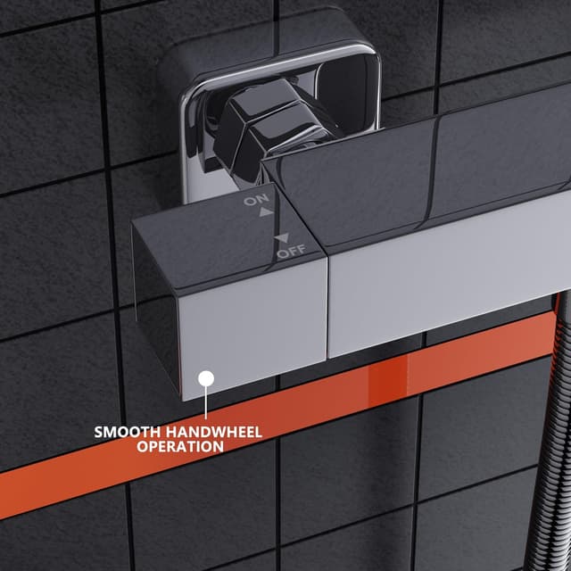 Detalle 1 de Miscelatore termostatico doccia 40% efficiente