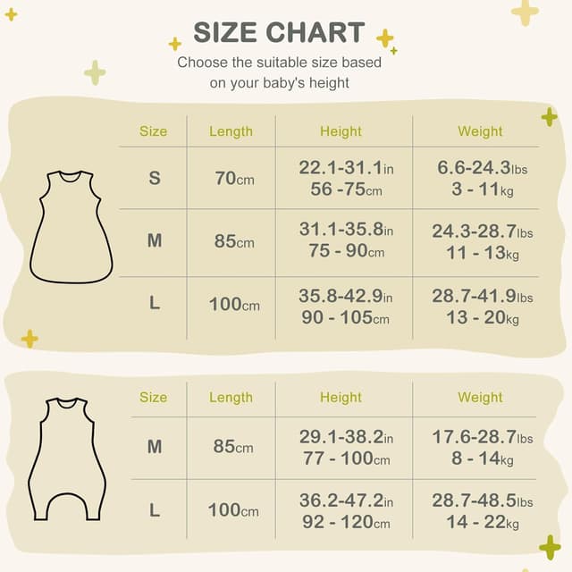 Detalle de Nivolltha Baby sleeping bags 0.5 TOG