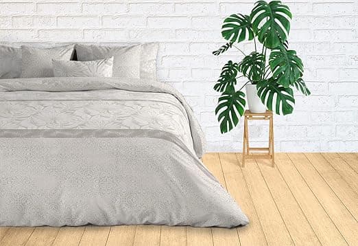 Detalle de Textilhome - Funda Nórdica Reversible Ramas 🌿 para Cama 90