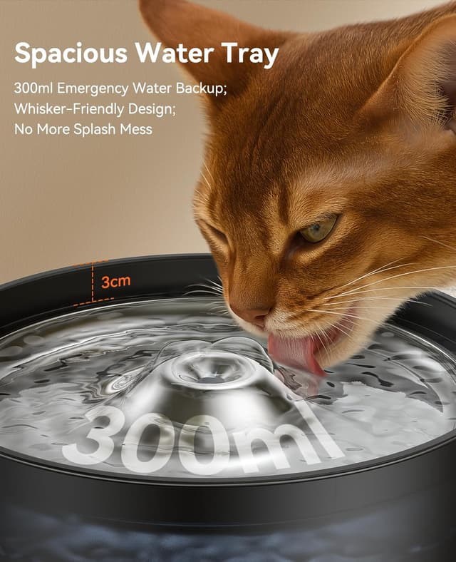 Thumbnail 4 de FEELNEEDY Trinkbrunnen Katzenbrunnen 3L 🐱