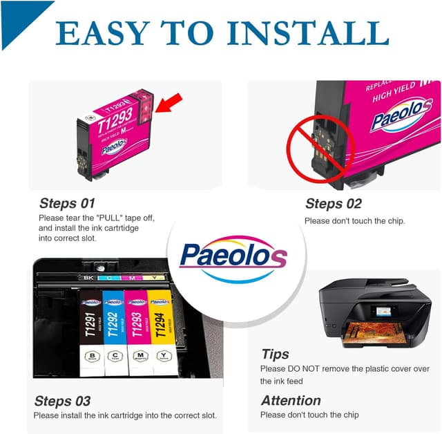 Thumbnail 5 de Paeolos T1295 Multipack de cartuchos de tinta 🖊