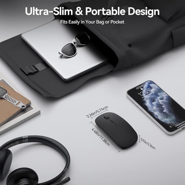 Thumbnail 5 de TECKNET Bluetooth Mouse 4800 DPI wireless mouse