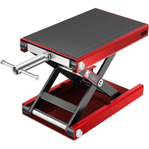 Detalle de VIVOHOME Sollevatore moto altezza regolabile 500 kg 🛠