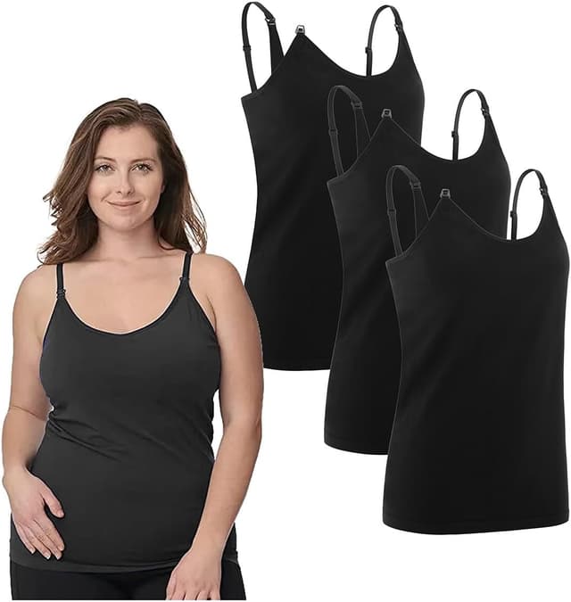 Thumbnail 5 de Under Control Nursing Cami Tank Tops 3-pack