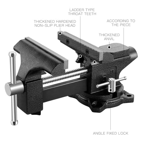 Thumbnail 1 de TEENO Etau rotatif 270°, 150 mm, 1000 kg ⚙
