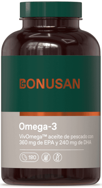 Detalle de Bonusan Omega-3 180 Perlas 🐟 suplemento de ácidos grasos