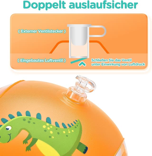Detalle 1 de WEARXI Schwimmflügel ab 1 Jahr 5–25 kg