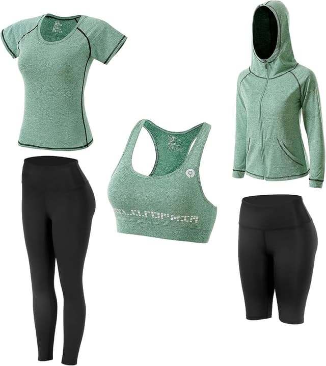 Detalle 1 de Set yoga donna 5 pezzi per sport