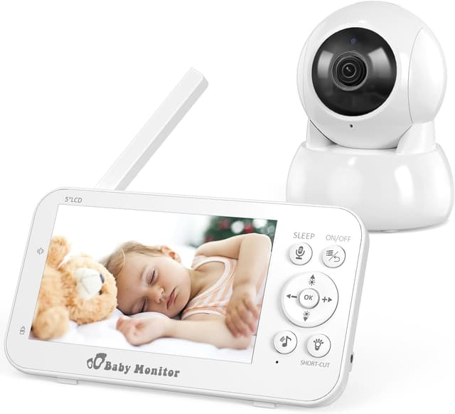 Detalle de FNITAER Babyphone mit Kamera 5"