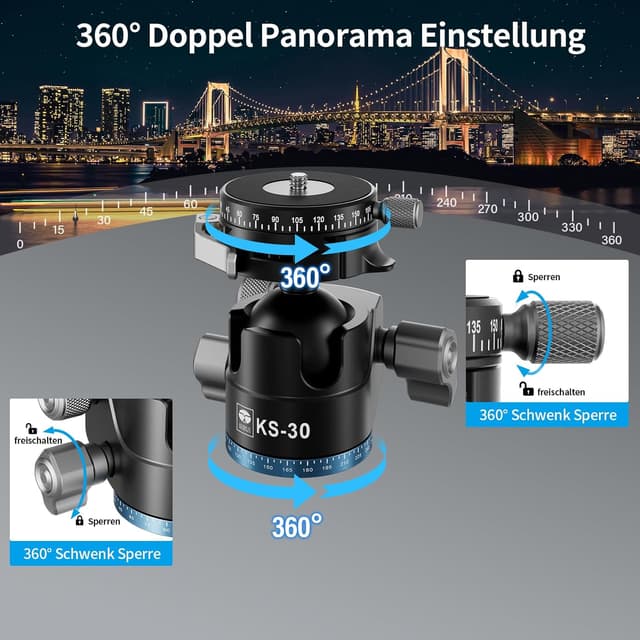 Thumbnail 3 de SIRUI KS-30 36mm ball head for cameras