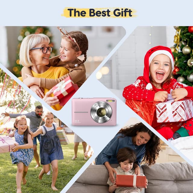 Thumbnail 5 de Cámara de Fotos Digital 44MP Rosa